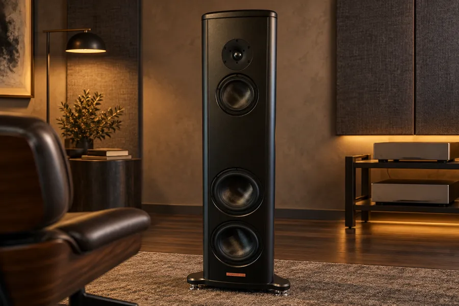 Magico S3-24 golvhögtalare mörkblå