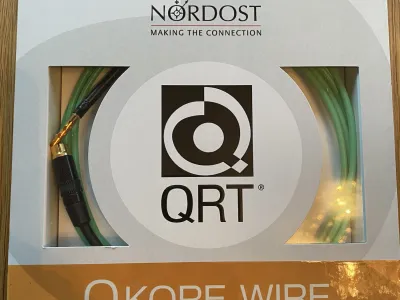 Qkore jordkabel 1m banan/banan